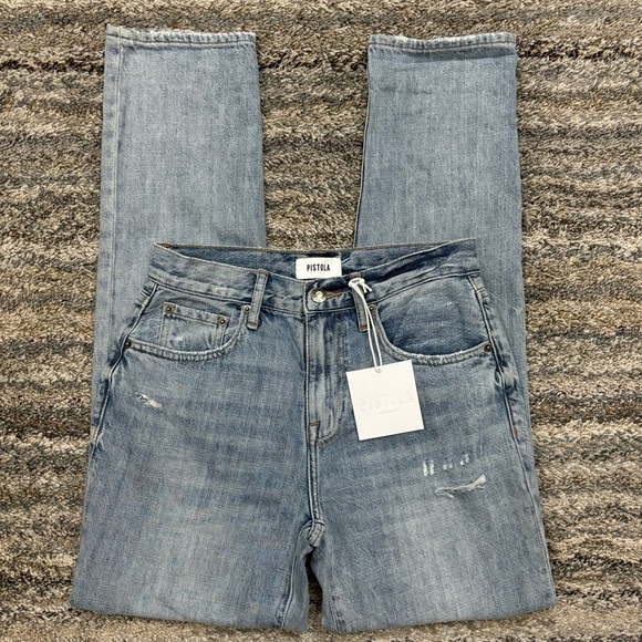 Pistola Presley High Rise Relaxed Roller Jeans Sz 25 NWT | Pistola Relaxed Jean- - Picture 1 of 13